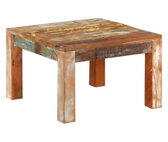 Konferenční stolek 55 x 55 x 35 cm masivní recyklované dřevo