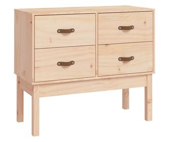 Dulap consola, 90x40x78 cm, lemn masiv de pin