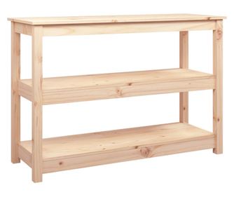 Masa consola, 110x40x74 cm, lemn masiv de pin