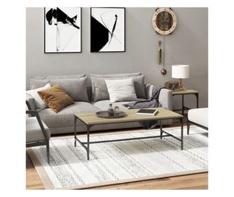 Măsuță de cafea, stejar sonoma, 100x50x35 cm, lemn prelucrat