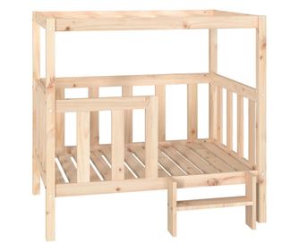 Кучешко легло, 105,5x83,5x100 см, борова дървесина масив