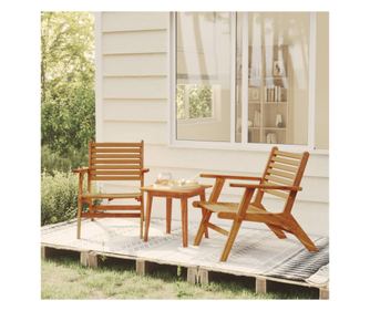 Градински мебели от масивна акациева дървесина