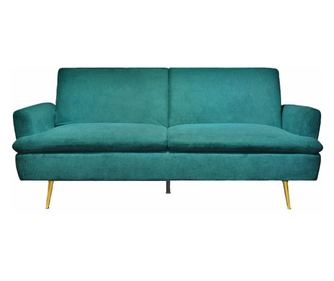 Canapea extensibila 3 locuri Verde Textil Diva