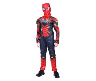 Komplet kostumov IdeallStore® Iron Spiderman, New Attitude, 9 let, rdeč