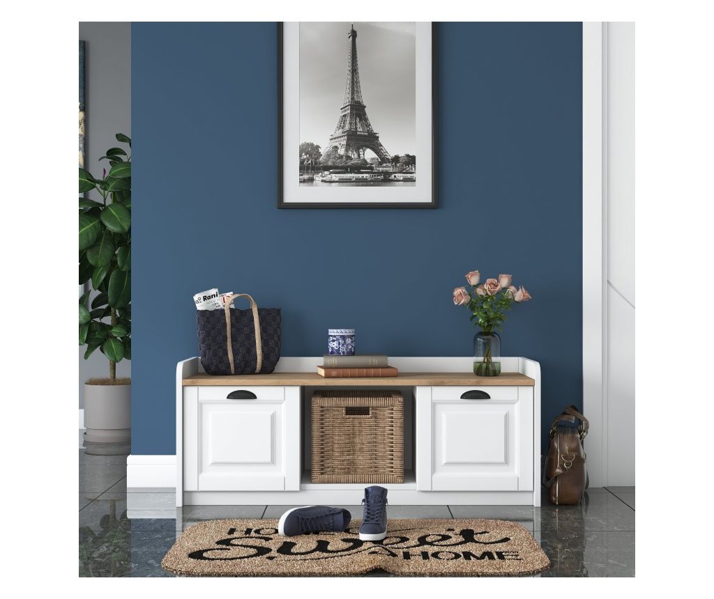 Shoe Cabinet, White Color Walnut, P2 - 1808 - Walnut