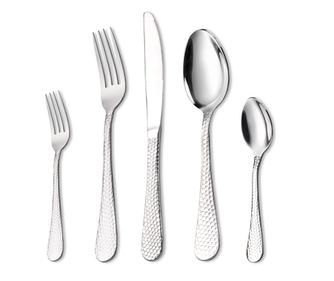 Set tacamuri din inox 30 piese, Grunberg BL186WS30/argintiu