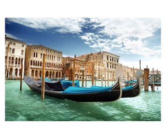 Samolepilna in pralna stenska fototapeta Grand Canale Benetke, 250 x 150 cm