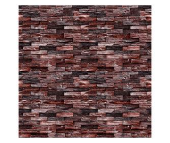 Samolepicí a omyvatelná tapeta na zeď Zelená tenká kamenná zeď, 200 x 150 cm