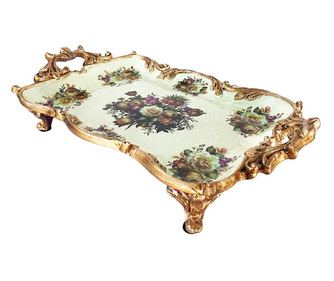 Fructiera platou, Luxury, Gold, 38 cm, 524H