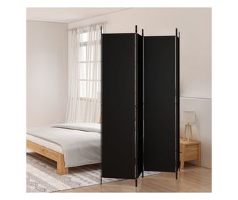 Paravan za sobu s 3 panela, 200x220 cm, tekstil