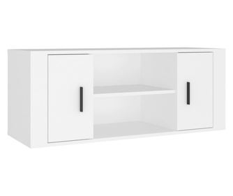 TV ormarić bijeli 100 x 35 x 40 cm od konstruiranog drva