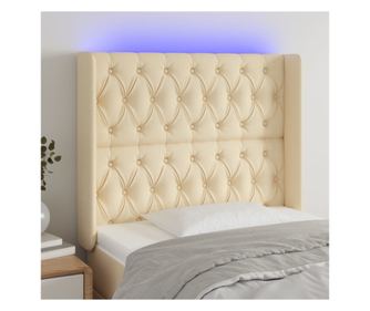 gytbla LED-del, krm, 103x16x118/128 cm, textil