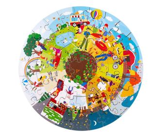 Puzzle de podea 360° - Anotimpurile