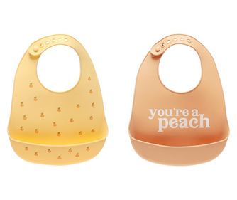 Set bavete din silicon Pearhead Peach