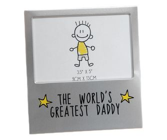 Rama foto din aluminiu Greatest Daddy