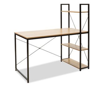 Бюро Рамон дъб-метална рамка 122x64x120 см