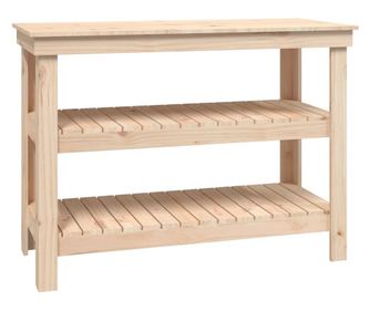 Delovna miza 110,5x50x80 cm trdna borovina