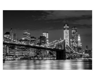 Fototapeta Noć na Brooklynskom mostu, 250 x 150 cm