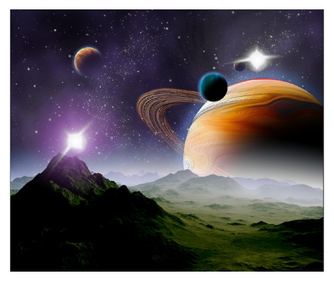 Fototapet Spatiul in viitor, 350 x 200 cm