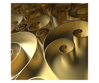 Fototapeta Abstract 3D gold, 200 x 150 cm
