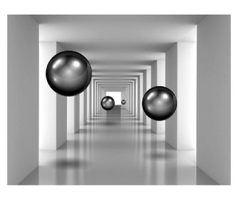 Fototapeta samoljepljiva Tunel s crnim kuglicama3, 250 x 200 cm