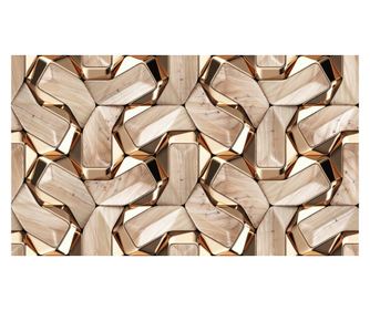 Fototapeta Abstract 3D zlata, 200 x 150 cm