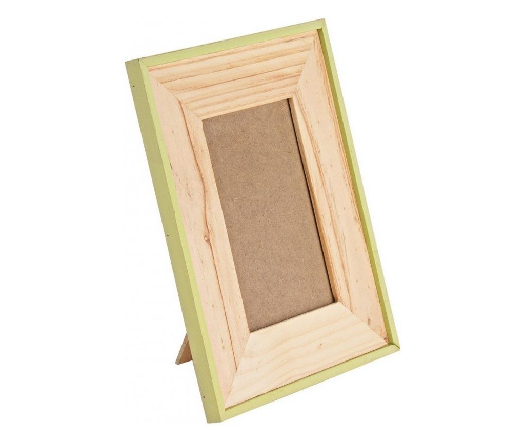 4 darabos Life Natural Green fa asztali képkeret szett, 18,5x1,3x23,5 cm