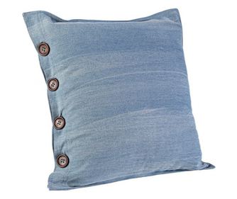 Set 4 okrasnih blazin Denim 45x45 cm