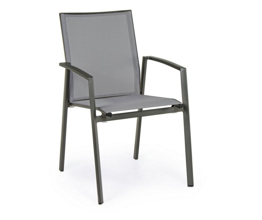 4 darabos szürke Cruise szék szett 57x57x87,5h