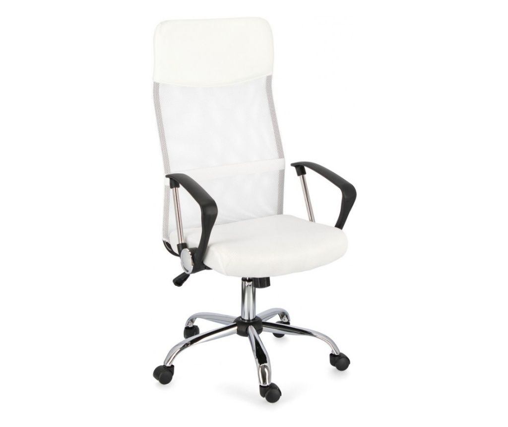 White Dakar Office Chair 48x49x124 cm