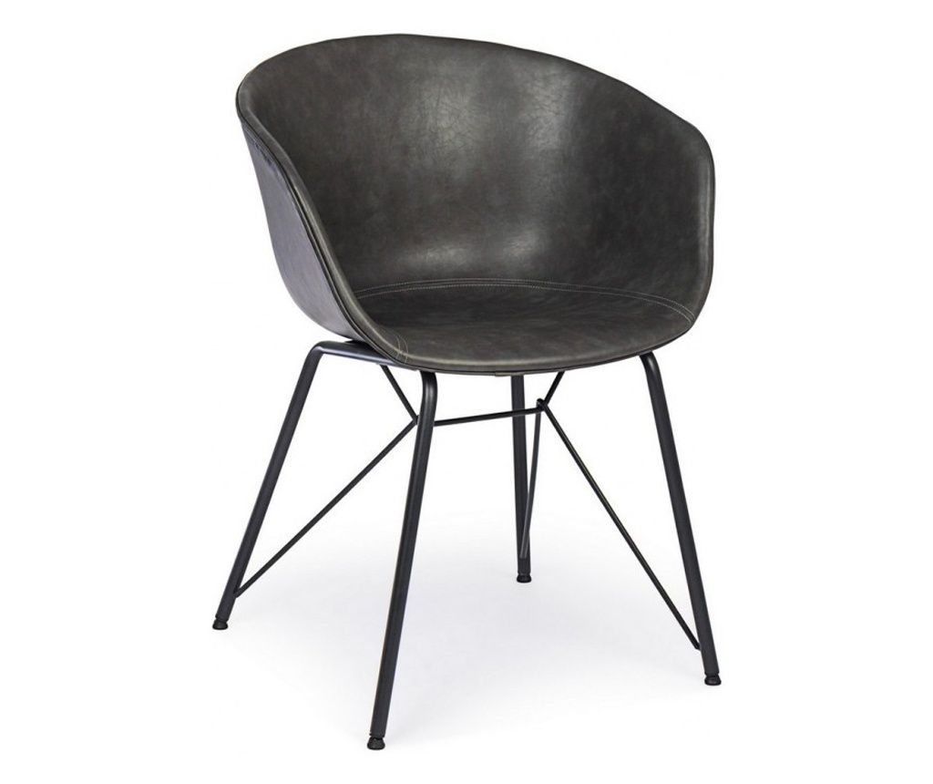 Antracit szürke Warhol szék 59x54,5x80 cm