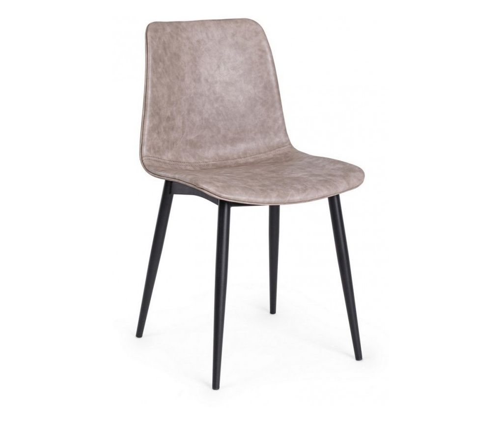 Komplet 2 bež stolov Kyra 44x50x80 cm