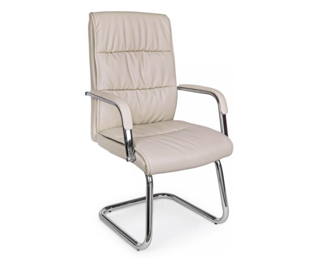 Komplet 2 bež pisarniških stolov Sydney 58x60,5x101,5 cm