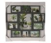 Képkeret Home&Styling kollekció, polipropilén/üveg, 61x62x2,5 cm, 11 fotó, szürke