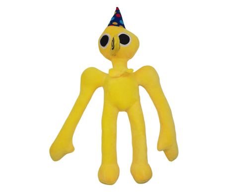 Плюшена играчка IdeallStore® Roblox Backrooms, Party Alien, 37 см, жълта