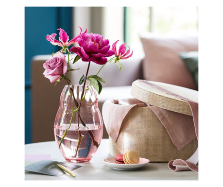 Üvegváza Rose Garden Home rózsaszín Villeroy&Boch 421219