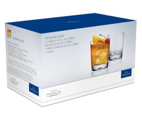 2 db Purismo vizespohár készlet, Villeroy and Boch, 395039