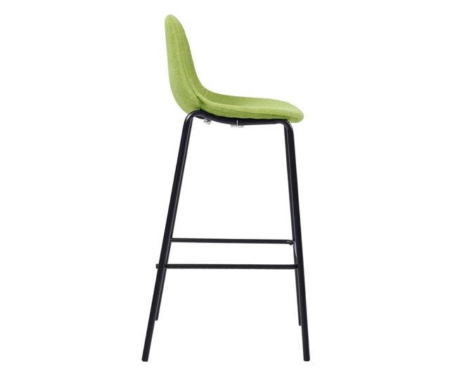 Set bar namještaja, 5 komada, zelena, tekstilni materijal