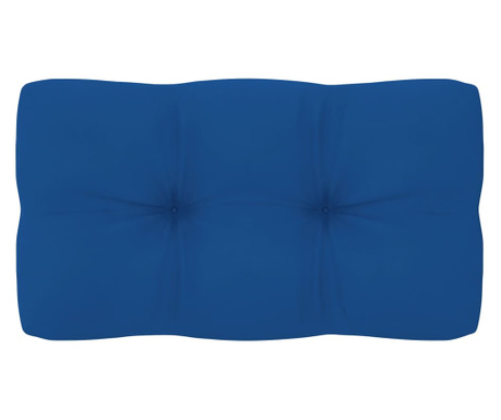 Възглавница за палетен диван, кралскосиня, 70x40x12 см