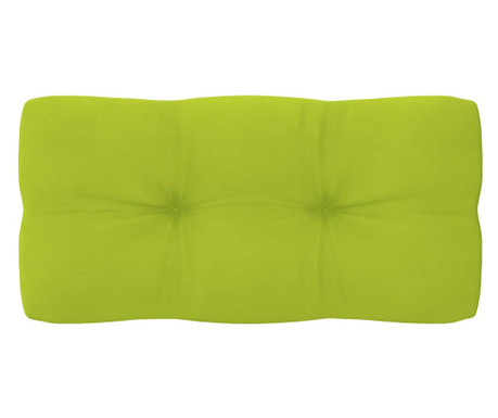 Blazina za kavč iz palet svetlo zelena 80x40x12 cm