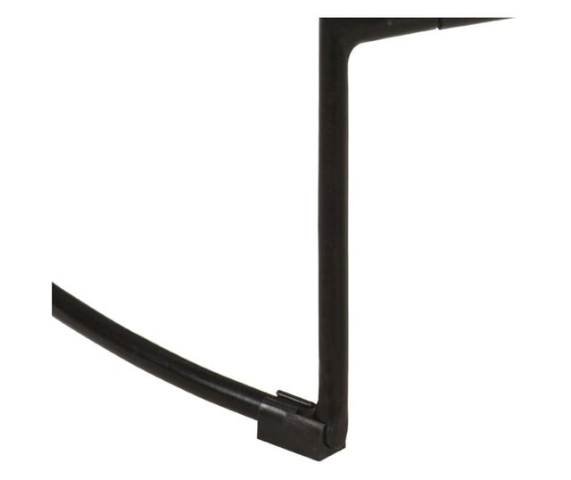 Barski stol Gavin 2 kosa 45x38x53 cm trden mangov les