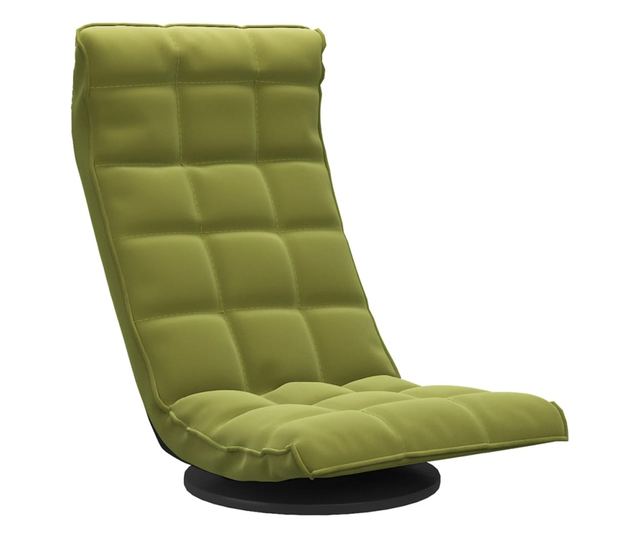 Sjedalo na podu, svijetlozeleno, baršunasto