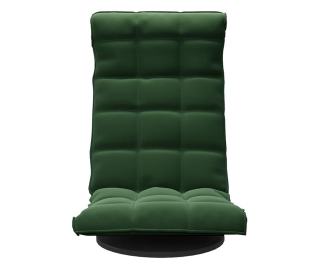 Sjedalo s rotirajućom podlogom, tamnozeleno, baršunasto