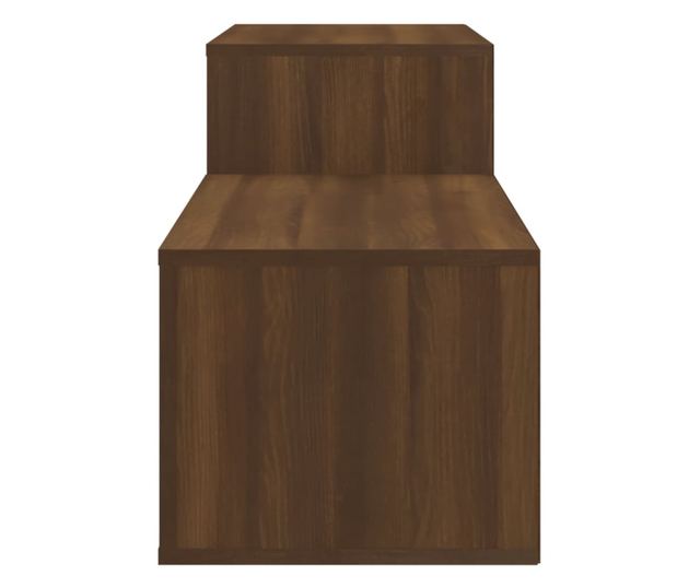 Ormarić za cipele smeđi hrast 150x35x45 cm konstruirano drvo