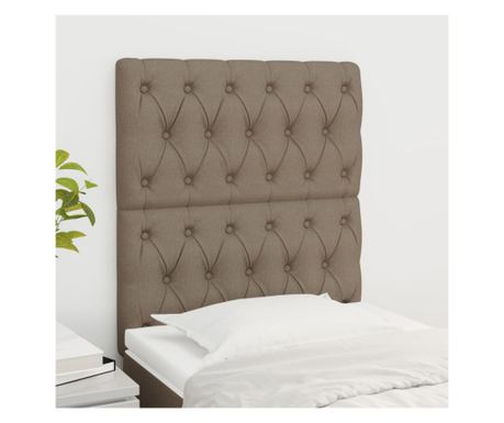 2 db taupe szrke gytbla, 80x7x78/88 cm, textil