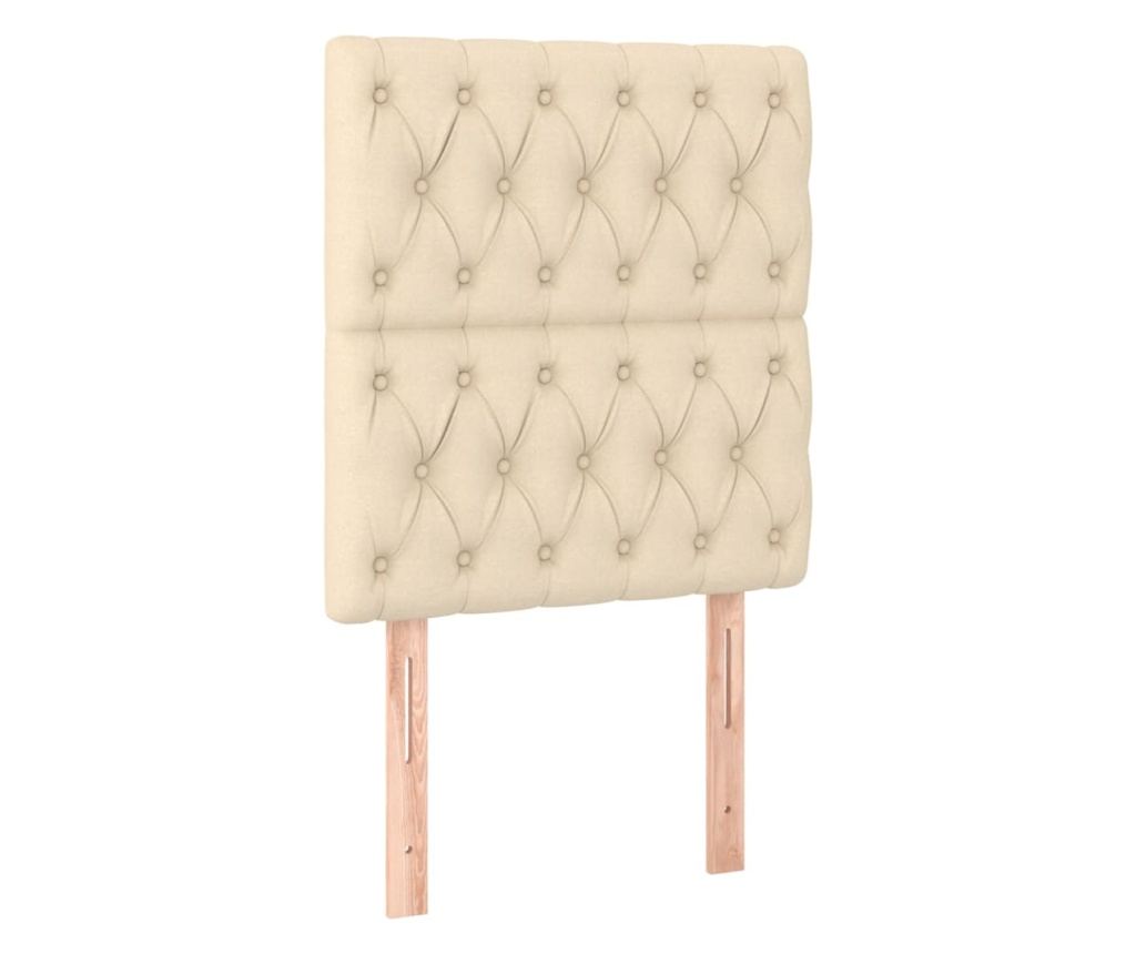 Боксспринг легло с матрак, крем, 80x200 см, текстил - 5