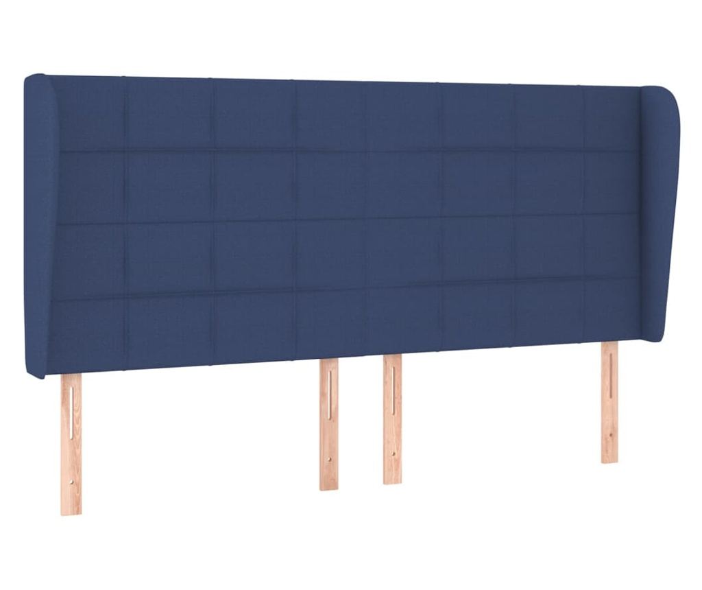 Boxspring krevet, plavi, 180x200 cm, tkanina - 6