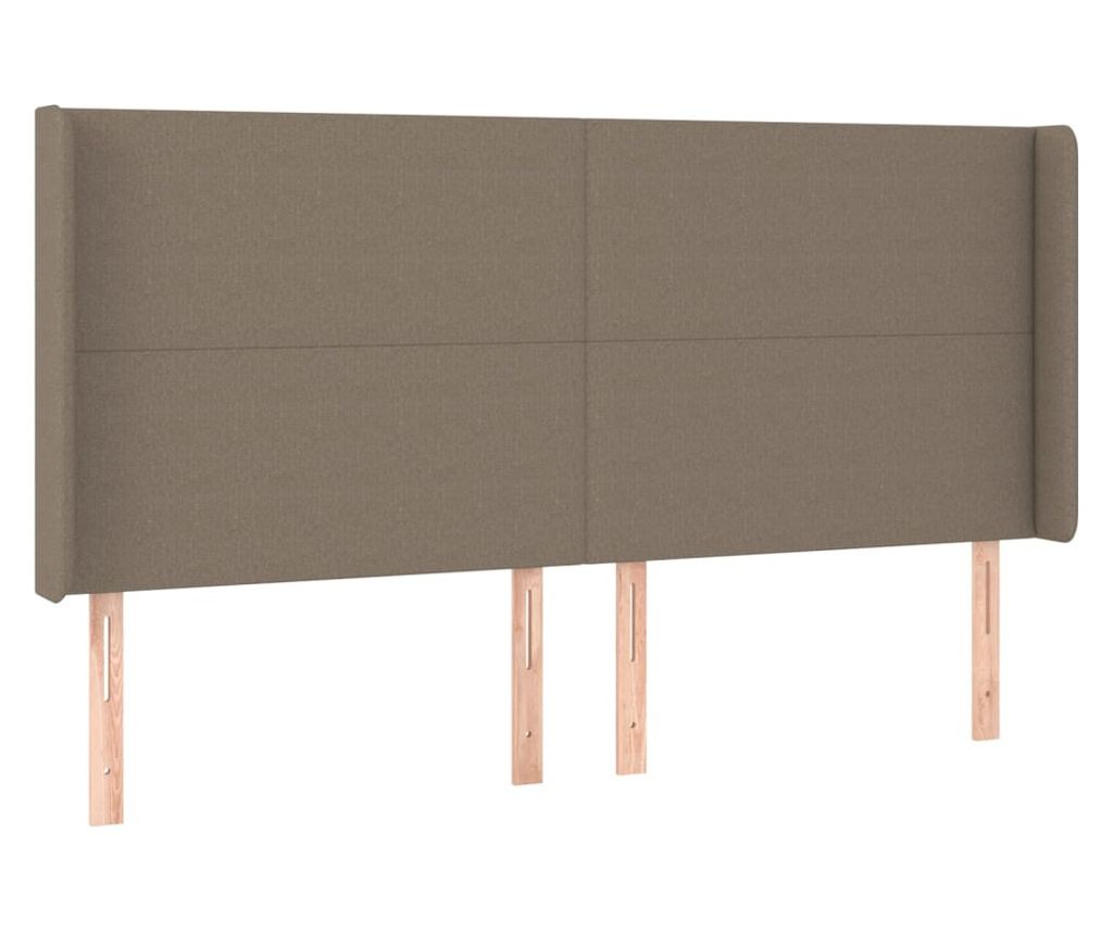 Боксспринг легло с матрак, тъмносиво, 160x200 см текстил - 6