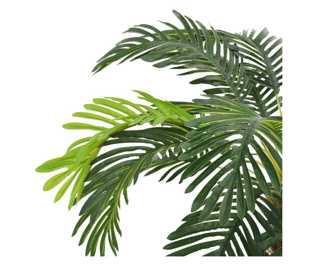 Umjetna biljka palma cycas s loncem, zelena, 90 cm - 3