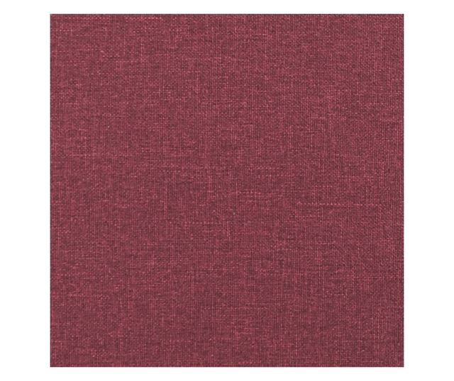 Електрически масажен реклайнер, бордо, текстил